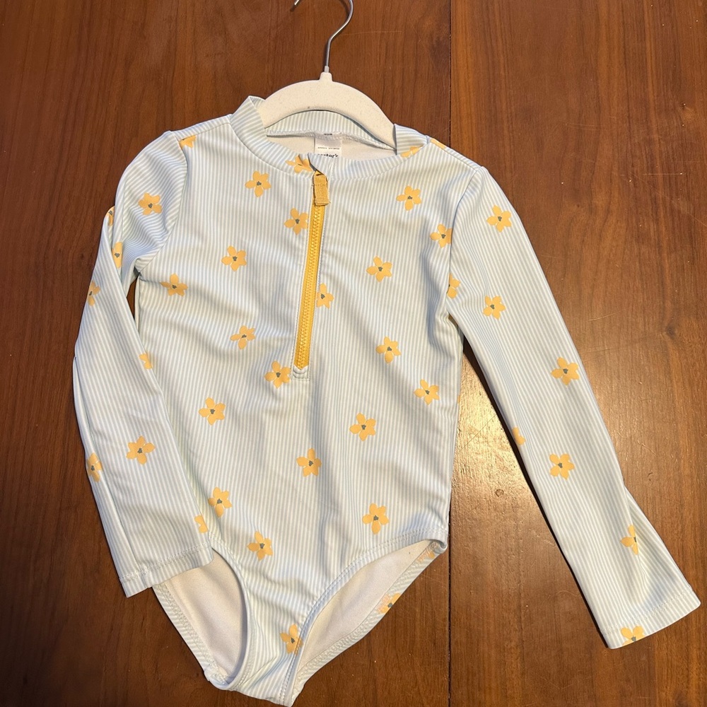 Carters Kid 1-Piece Floral Rashguard - 4T